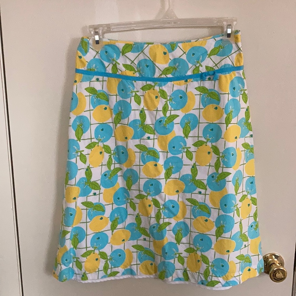 Lemon and Blueberry Lilly Pulitzer skirt